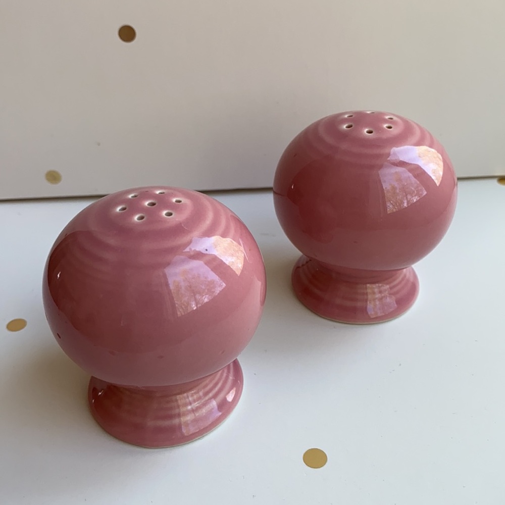 Vintage Fiesta - Fiestaware Rose Salt and Pepper Shaker